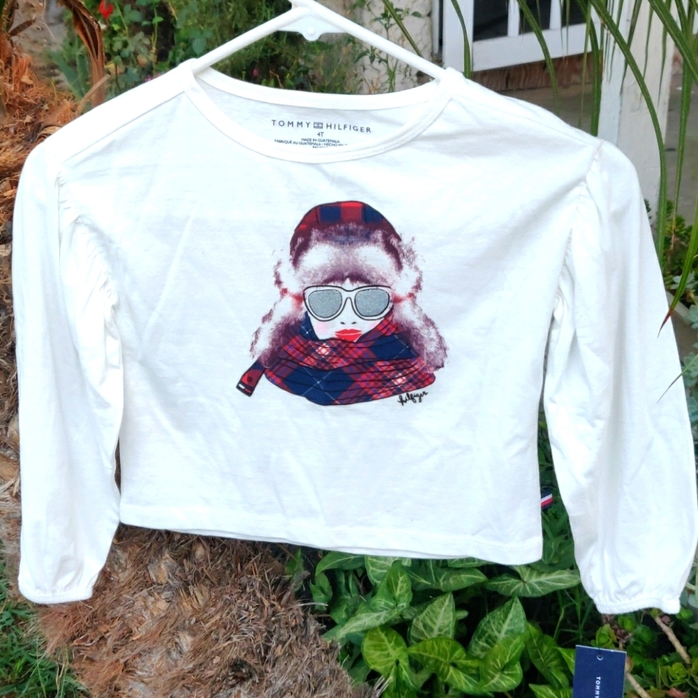Tommy Hilfiger girl shirt size 4T NWT